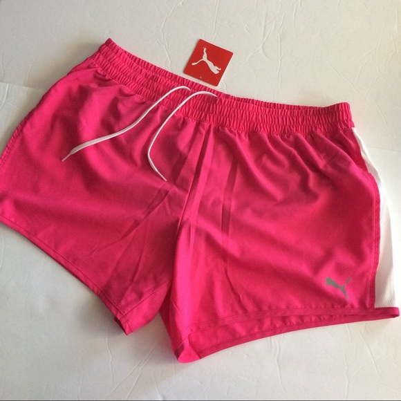 Puma Pants - Puma hot pink workout shorts